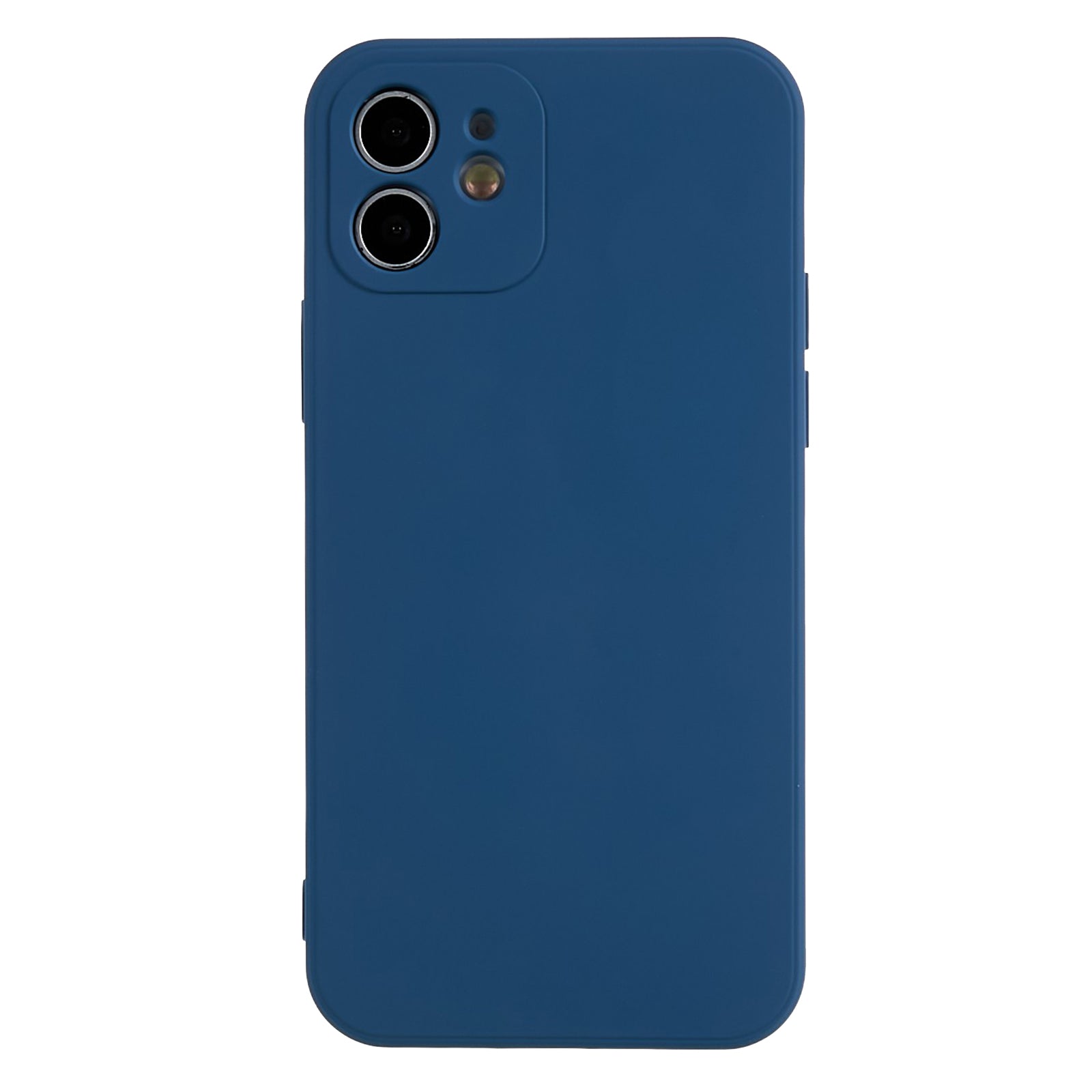 For iPhone 12 6.1 inch Rubberized TPU Phone Case Fiber Lining Fall Proof Protective Cover For iPhone 12 6.1 inch Rubberized TPU Phone Case Fiber Lining Fall Proof Protective Cover